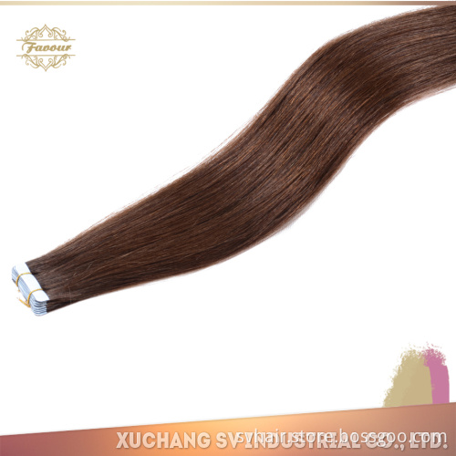 Tape hair extensionsvirgin remy peruvian human tape hair extension